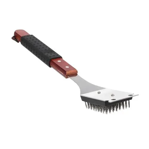 Produktbild: Yardwe 3St BBQ-Grill-Reinigungsbürste grillputz bürste Grill reinigen bürste Topfbürste Backölpinsel Grillbürste für Außengrill aufhängbare Reinigungsbürste Holzgriff Zubehör