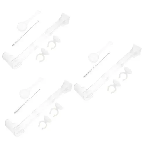 Produktbild: Yardwe 3St Fisch-Feeder rote Wurmfutterhalter Betta-Aquarium urlaubszubehör Garnelenschale Aquarium Futterspender für Aquarienfische Fischfutter Zubringer Futterrohr