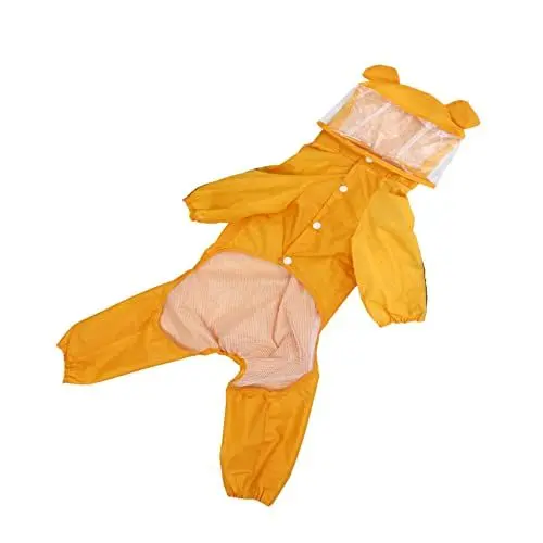 Produktbild: Yardwe 3St Regenmantel für Haustiere Hunde-regencape hunderegencape Regenkleidung für Hunde wasserdichte Regenjacken Poncho Regenmantel mit Kapuze wasserdichte Regenjacke für Hunde Mode