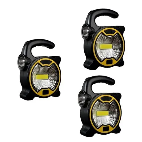 Produktbild: Yardwe 3St arbeitsleuchte arbeitsplatzleuchte campingleuchten emergency light notfallleuchte lampen outdoor notlampe taschenlampe draussen Lagerfeuer Buch Licht Campingbeleuchtung Laterne