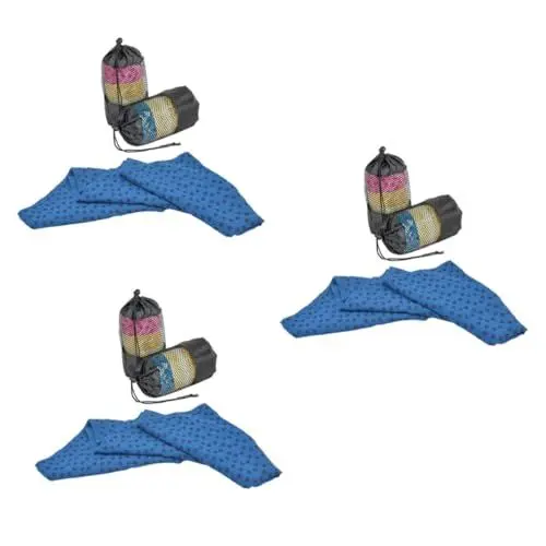 Produktbild: Yardwe 3St rutschfeste Fitnessmatte verlängerte yogamatte Faltbare Yogamatte Yoga-Essen rutschfeste Trainingsmatte Pilates-Decke Decke für Waschmaschinenfest Yoga Matte Handtuch kaufen