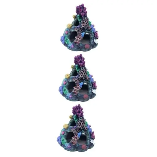 Produktbild: Yardwe 3 STK Aquarienberg Künstliche Aquariumdekoration Aquarium-Ornament-höhle Für Terrarium Aquarienverzierung Aquariumdekorationen Aquarium Thematische Ornamente Kleiner Fisch