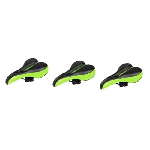 Produktbild: Yardwe 3 STK ausgehöhltes Fahrrad Dirtbikes atmungsaktiver Sattel Fahrrad mit mittlerem Loch Offroad-Sattel bicicletas para Hombres Kissen Rennradsitz bequemer Fahrradsattel Fahrradsitz