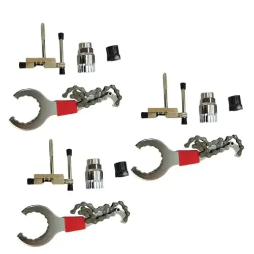 Produktbild: Yardwe 3 Sätze fahrradwerkzeug Set fahrradwerkzeugset Bier Reise toilettenpapier Kettenrad Kettenreparaturset Bike Mean Achse Reparatur kit Mountainbike Reperaturset Kombination Suite