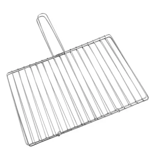 Produktbild: Yardwe 3 STK Grillrost Aus Edelstahl Grillroste Grill-Fisch-Clip Grillfischhalter Grillkorb Mit Griff Fischgrillkorb Mit Grill Fischklemme Grillnetzkorb Wurst Drahtkorb Grillclip Faltbar