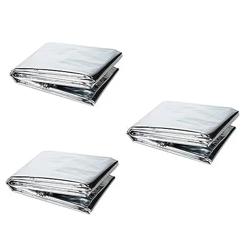Produktbild: Yardwe 3 Stück Grün Außenzelte Pflanzen Außenreflektierende Dünnschicht-Reflektorfolie Gartenreflektorenfolie Polyesterfolie Gartenfolie Notfallfolie Gartenbedarf Winteranhang