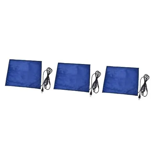 Produktbild: Yardwe 3 Stück Hunde Heizmatte Kleintier Heizdecke Hunde Wärmematte Reptilien Wärmematte Haustier Heizdecke USB Heizkissen Katzen Wärmekissen Heizkissen Für Haustiere Welpen