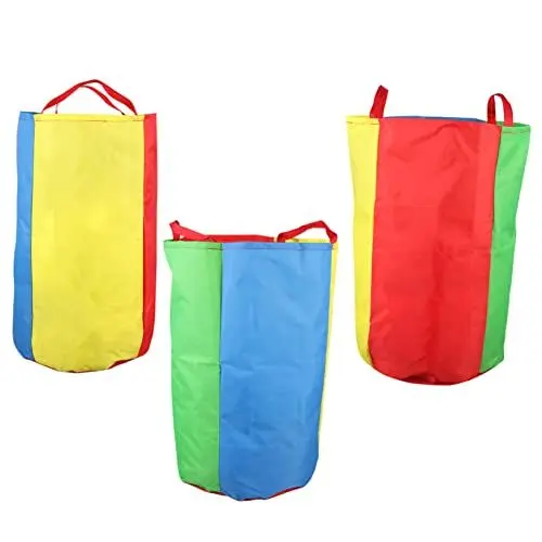 Produktbild: Yardwe 3 Stücke Heavy Duty Jump Sack Taschen Für Kinder Outdoor Tasche Rennen Spiel Für BBQ Geburtstag Picknick
