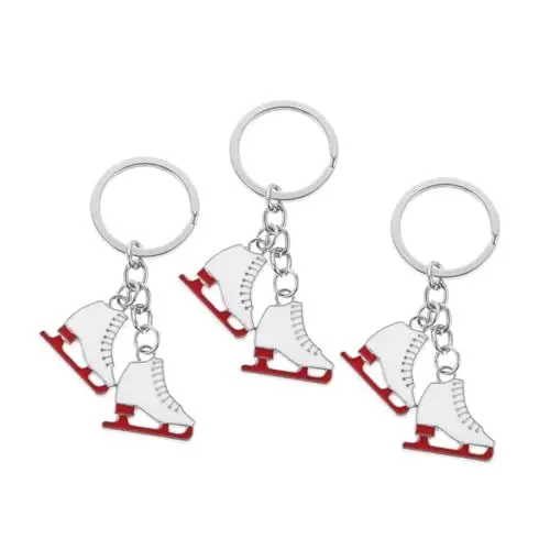 Produktbild: Yardwe 3 Stück Skate Schlüsselanhänger Schlüsselanhänger Schlittschuhe Skaten Mode Schlüsselanhänger Schlüsselanhänger Rucksack Dekorationen Bezaubernde Kleine Schlüsselanhänger