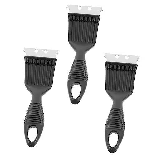 Produktbild: Yardwe 3st Grillgerät Für Den Außenbereich Grillbürste Für Außengrill Reiniger Grillen Borste Grillwerkzeuge Kochgeräte Reet Rechen Schaber Bausatz Grill Zubehör Kit Grillpinsel