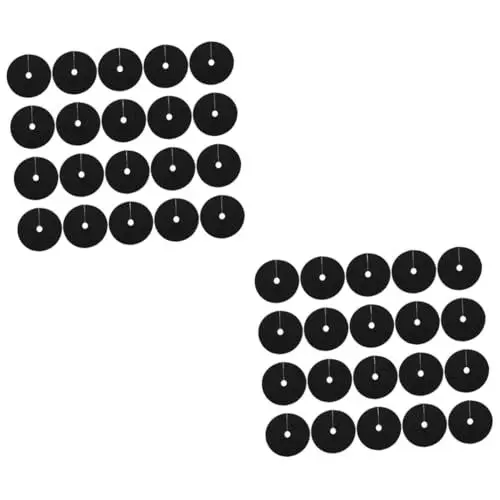 Produktbild: Yardwe 40 Stk Unterlegplane Baumring Vliesstoff Baumring-Mulchmatte unkrautbrenner Tuchring zur Unkrautbekämpfung Ring zur Bekämpfung von im Garten feuchtigkeitsspendend Wurzel