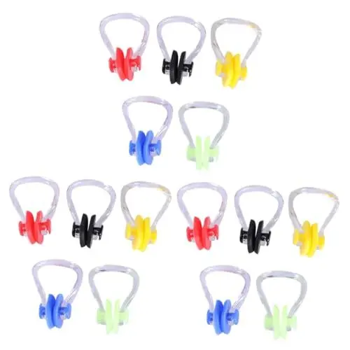 Produktbild: Yardwe 42 STK wasserdichte Nasenklammern ohrstöpsel Schwimmen schwimm ohrenstöpsel Gel-Nasenstöpsel Wettbewerbs-Nasenclip zubehör Nasenclips aus Silikon Nasenklammern zum Schwimmen