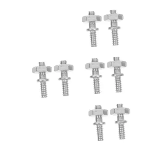 Produktbild: Yardwe 4 Sätze Führungsschraube Für Kettensäge Ersatzteile Für Kettensägen Zubehör Für Kettensägen Tragbare Kettensäge Kettensägen-hardware-kit Silver Kohlenstoffstahl 2 Stück * 4