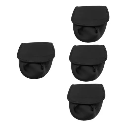 Produktbild: Yardwe 4 Stück Angelrolle Schutzhülle Neopren Angelrolle Tasche Angelrollen Schutzprodukt Baitcaster-Schutzhülle Spule Angelrute Aufbewahrungskiste Mann Radabdeckung