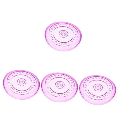 Produktbild: Yardwe 4 Stück Hund Fliegende Untertasse Trainingsscheiben für Welpen Wurfscheibe für Hund Dog chew Toy hundekauspielzeuge Outdoor-Spielset Spielzeug für draußen Wurfscheibenspielzeug CD