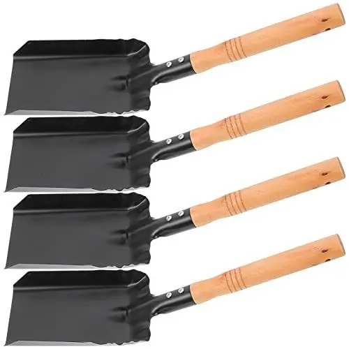 Produktbild: Yardwe 4stücke Teiliges Kohleschaufeln Leichte Und Wasserdichte Reinigungswerkzeuge Für Grill Und Kamin Langlebige Ascheschaufel Für Und Garten Rostfrei Und Einfach Zu Reinigen
