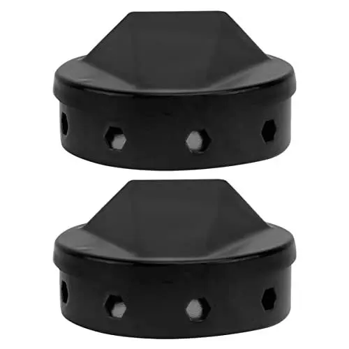 Produktbild: Yardwe 2sets Tragbare Raucher Box Bbq Tablett Schwarz Outdoor Raucher Bbq Zubehör 2 Stücke * 2