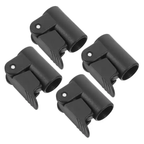 Produktbild: Yardwe 4 Stück Zeltstangen-verbindungsadapter, Kunststoff-stangenverbinder, Outdoor-zeltzubehör, Baldachin-rahmenteile, Ersatzverbinder (22 Mm Bis 25 Mm)