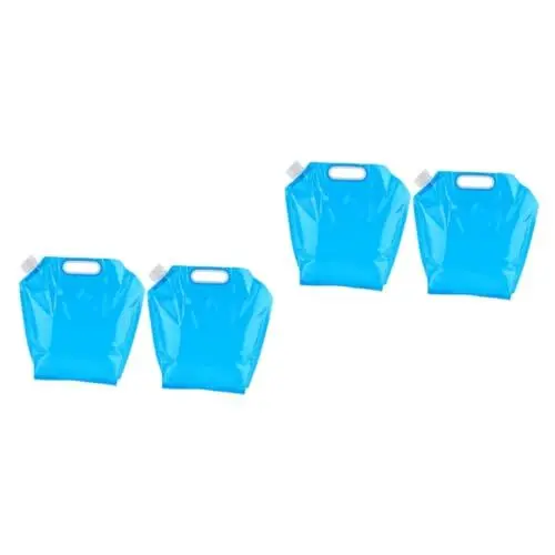 Produktbild: Yardwe 4 Stück wassercontainer water container faltbarer wasserkocher Zusammenklappbarer Trinkwasserbehälter tragbarer Trinkwasserbeutel draussen Tasche zur Wasseraufbewahrung