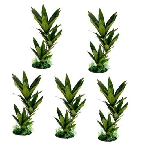 Produktbild: Yardwe 5 Stück Dekoration Für Aquarien Wasserpflanzen Pflanzen Für Aquarien Aquarienpflanzen Zubehör Für Aquarien Kleine Aquariendekorationen Künstliche Wasserpflanzen