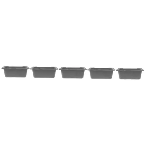 Produktbild: Yardwe 5st Auffangwanne Einfetten Grillrost Grillset Grillpfännchen Tragbarer Grill Zubehör Grillzange Einfassband Grillgalgen Campinggrill Camping-fettbecher-Einsatz Kieselgel Light Grey