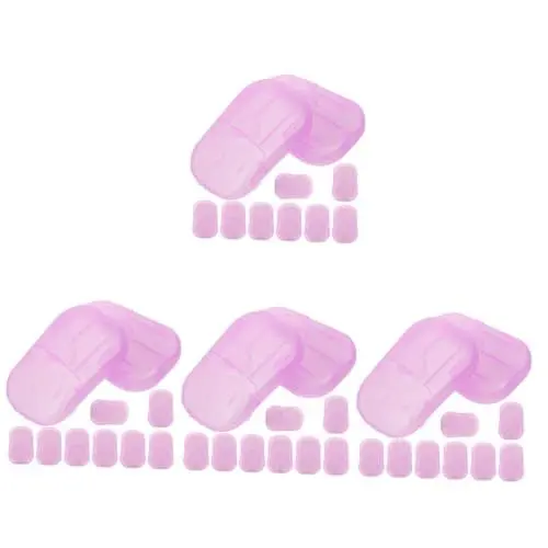 Produktbild: Yardwe 60 Kartons Tragbare Reiseseife Kinder seife Outdoor seife soap flaker seifenstreifen Handwaschmittel Reisebedarf Reise Seife Seifenstücke kleine Seifenscheibe Reiseseifenscheiben