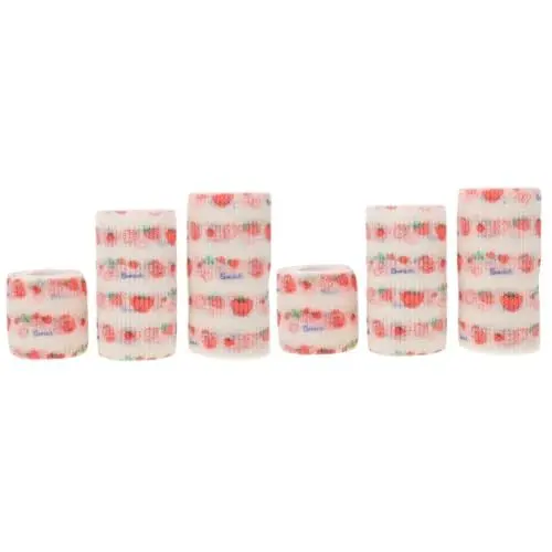 Produktbild: Yardwe 6rollen Selbsthaftende Outdoor-Bandage Für Hunde Und Katzen Atmungsaktive Elastische Schutzbandage Für Pfotenpflege Beim Spaziergang Für Haustiere