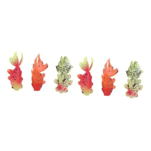 Produktbild: Yardwe 2 Sets Luxuriöse Aquarium-Dekorationen Realistische Künstliche Silikon-aquariumfische Einzigartige Aquarium-Ornamente 3 Stück