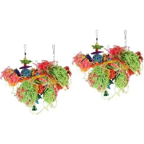Produktbild: Yardwe 6 STK Papagei Kauspielzeug Vogelkäfig-Spielzeug Kauspielzeug für Vögel Vogelspielzeug vogelschaukel Spielset aus Holz Spielzeuge Vogelkäfig-Beißspielzeug Haustier-Vogel-Zubehör
