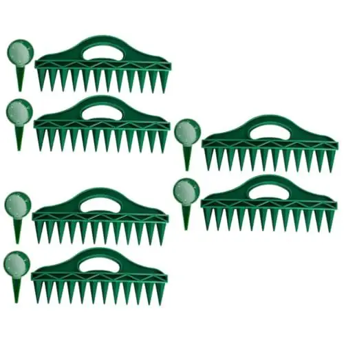 Produktbild: Yardwe 6 Sätze Pflanzer Boden Dibber Gartengerät Hausbedarf Garten Locher Gartenbedarf Locher Für Den Garten Gartenpflanzwerkzeug Pflanzwerkzeuge Bodengräber Dibber Pflanzen Green Plastik