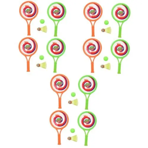 Produktbild: Yardwe 6 Sets Schläger Für Kinder Tragbare Trainingsgeräte Kinderspielzeug Kinder Tennisspielzeug Outdoor Fitnessgeräte Für Kinder Schläger Für Kinder Tragbare Fitnessgeräte