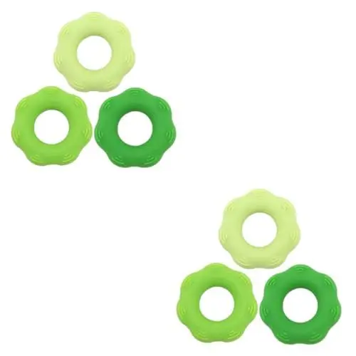 Produktbild: Yardwe 2sets Silikon Hand Greifer Set 50lb Hand Stärkung Übung Grip Für Druck Getriebe Muster 3 Stücke * 2