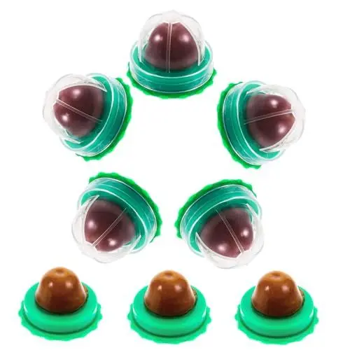 Produktbild: Yardwe 8St Katze süßigkeiten lecken lecken spaß Snack-Süßigkeit Gelatine behandelt leckbare bonbons katzenminze Spielzeug Catnip Spielzeug Katzenbonbons Snackball für Haustiere Green