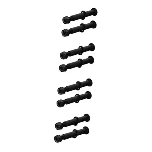 Produktbild: Yardwe 8 STK Fitness-Crosstrainer leichte Schrauben gewalzte Stahlschrauben Rollstahlschraube Fixierungsschraube Schrauben für professionelle Ellipsentrainer Muttern für Ellipsentrainer