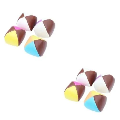 Produktbild: Yardwe 8 STK Kinder jonglieren mit Sitzsäcken Spielzeug für Kinder kinderspielzeug Outdoor Toys jucarii pentru copii Toys for Kinder Jongliertasche Jonglierball Spielzeug Hölzern