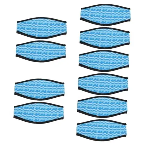 Produktbild: Yardwe 8 STK Taucher Haarband Tauchmaske Und Schnorchel Maskenband Riemenabdeckungen Für Tauchausrüstung Schwimmwerkzeug Maskenbänder Riemen Für Tauchmasken Mit Deckel Neopren Wickelband