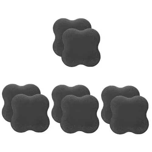 Produktbild: Yardwe 8 Stk Yoga-Kniematte Yoga-Essen Kniebandage Übungspad rutschfestes Kniepolster Yoga-Matten Hoher Rückprall Kissen Gepolstert Yoga Matte Fitness Beinpolster tpe