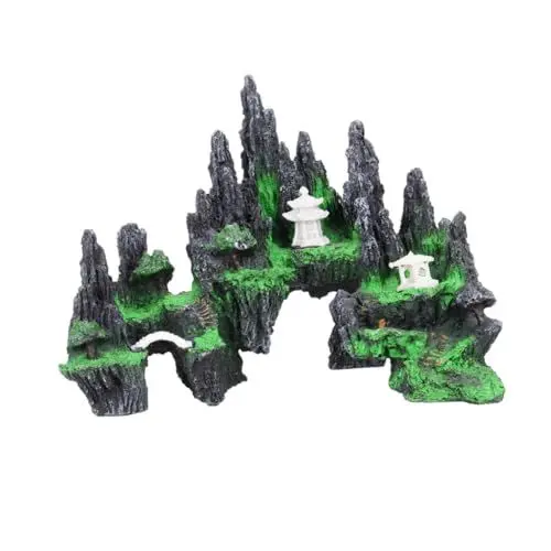 Produktbild: Yardwe Aquarienberg Aquariumdekoration Landschaftszubehör Fischzubehör Für Botanisches Große Aquariendekorationen Aquarium-Ornamente Aquarium- Harzzeug Wasserpflanzen