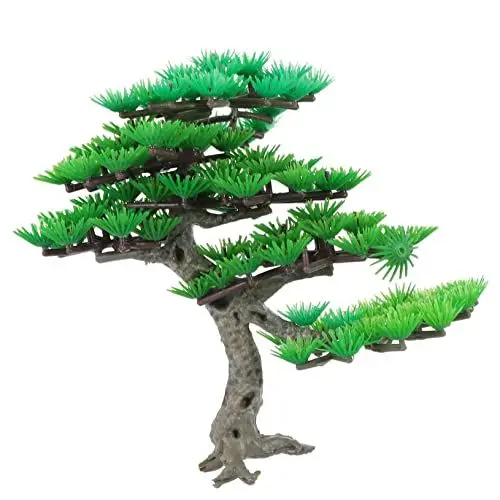 Produktbild: Yardwe Aquarium Landschaftsbau Kiefer Statuendekor gefälschte Baummodellfigur aquaristik zubehör gartendekoration Ornament kunstpflanze Aquariendekoration Aquarienharzbaum Landschaftsbaum