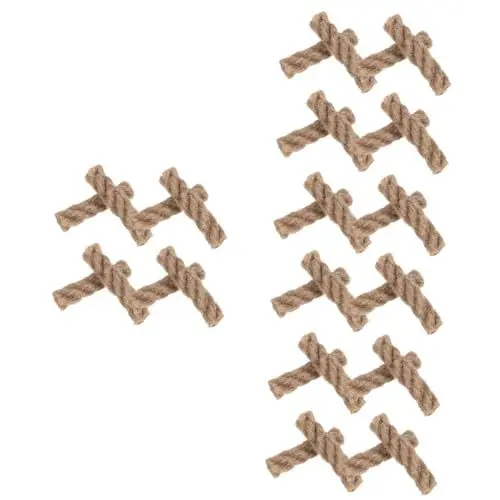 Produktbild: Yardwe Außengrill 32 STK Anzündholz Lagerfeuer Seil Seilzünder Feuerseil Camping-Feuerstarter schnell Feuerzeuge Seil Leichter brennende Hanfseile lebensrettend Rucksack Grill