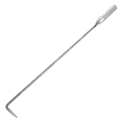 Produktbild: Yardwe Camping-Briketthaken Camping zubehör grillzubehör Kaminwerkzeuge Grillwerkzeug Feuerpoker im Freien Indoor-Feuerpoker Kamin-Poker-Werkzeug Kaminbesteck Feuerzange Stahl Silver