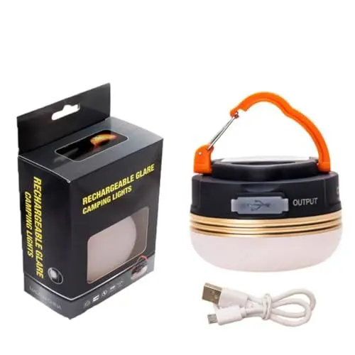 Produktbild: Yardwe Camping-Taschenlampe LED-Zeltlampe Outdoor-Taschenlampe Fuß Campinglaterne LED-Campinglicht Zelt Licht draussen Lagerfeuer Campingbeleuchtung