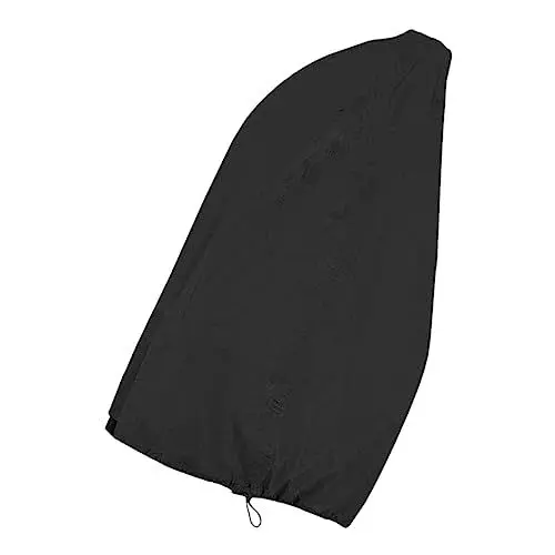 Produktbild: Yardwe Chutz Für Sessel Ei Ring Sonnenliegen Für Den Garten Schaukelhängematte Bistro Abdeckung Stuhlhussen Wasserdicht Sitzerhöhung Doppelt Korb Polyester (Polyester) Black