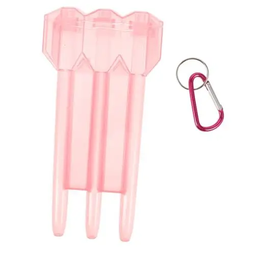 Produktbild: Yardwe -aufbewahrungsbox Harter Dartkoffer Tragbarer Dartkoffer Fall Für Dartspitzen Verstellbares -etui Halter Fall Veranstalter Darthalter -Tragetasche Edelstahl Rosa