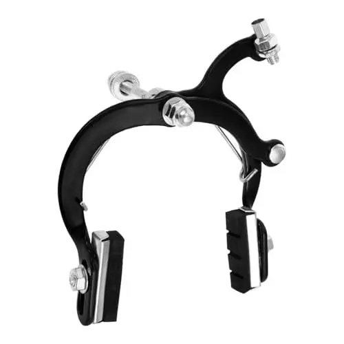 Produktbild: Yardwe Fahrradbremse Fahrräder Bremssattel Bremsbeläge Vorne Und Hinten Fahrrad C Klammer Bremsbelag Fahrradzubehör Rennrad Bremssattel Bremsen Für Fahrräder Felgenbremsen Metall Schwarz