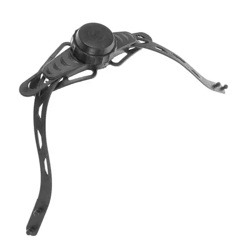 Produktbild: Yardwe Fahrradhelm Fahrradhelm Universalhelm Kinnriemen Helmzubehör Helm Kinnriemenschnalle Universelle Bequeme Kinnriemen Tragbarer Kinnriemen Helmzubehör Kunststoff Schwarz