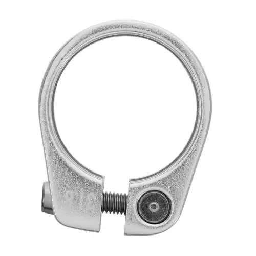 Produktbild: Yardwe Fahrradsitzrohrgurt Fahrrad-sattelstützenklemme Sattelrohrklemme Fahrrad-schnellspanner Clip Für Fahrradsitz Sattelrohrclip Fahrrad Fahrradpfostenklemme Silver Aluminiumlegierung