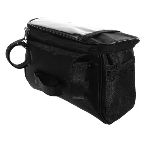 Produktbild: Yardwe Fahrradtasche Fahrrad Crossbar Fronttasche Fahrrad-oberrohrtasche Tasche Für Rennrad Zubehör Für Elektrofahrräder Oberrohrtasche Für Mountainbikes Reflektierender Streifen