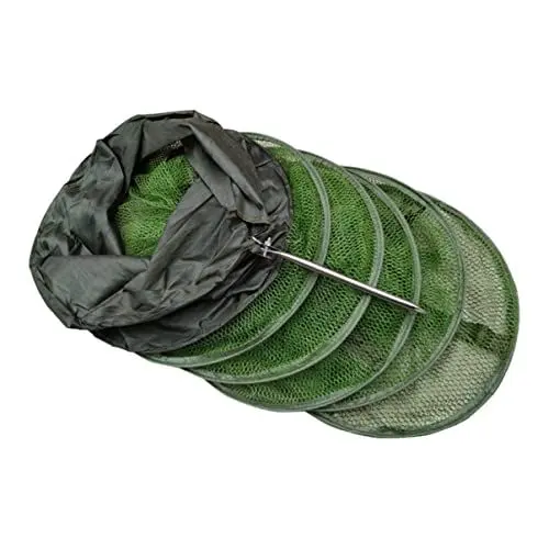 Produktbild: Yardwe 33-2m Fischernetz Netztasche Bodenanker Hochfestes Polyester Verschleißfest Fische Fangen Ohne Überlappung Einfach Zu Verwenden