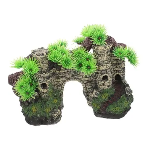 Produktbild: Yardwe Garnelenversteck Aquarium-Dekor graceling Gracy Felsen Betta-Aquarium Aquariendekoration Künstliche Aquariumdekoration kriechen schmücken Meeresschildkröte Dekorationen Ornamente